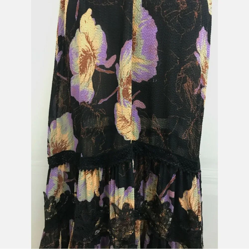 Free People Make Your Move Floral Maxi Slip Dress